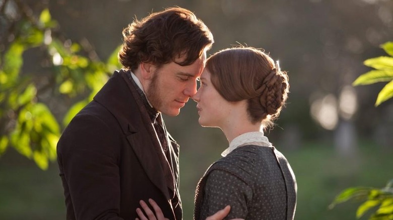 Michael Fassbender and Mia Wasikowska in Jane Eyre