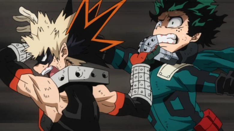 Bakugo and Deku fight My Hero Academia