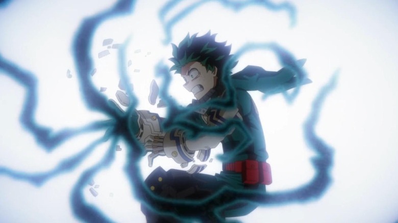 deku manifests blackwhip my hero academia