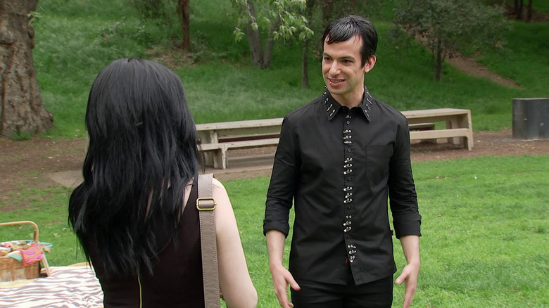 Nathan Fielder in goth disguise Nathan for You
