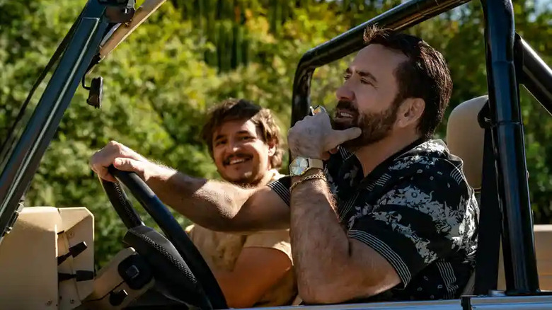 Nicolas Cage and Pedro Pascal in The Unbearable Weight of Massive Talent