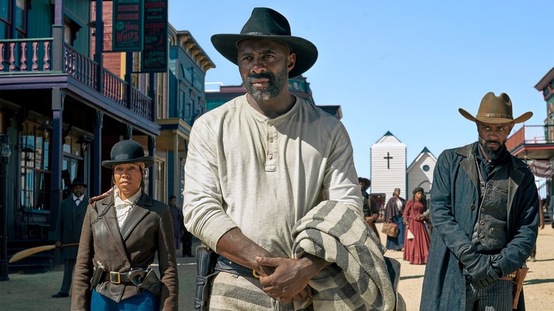 Idris Elba as cowboy