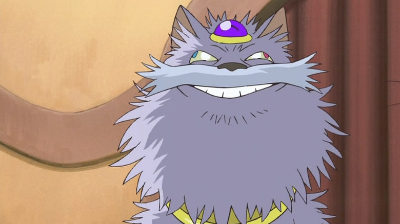 The Cat King grinning