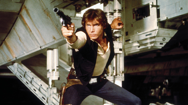 Han Solo Shoots Blaster