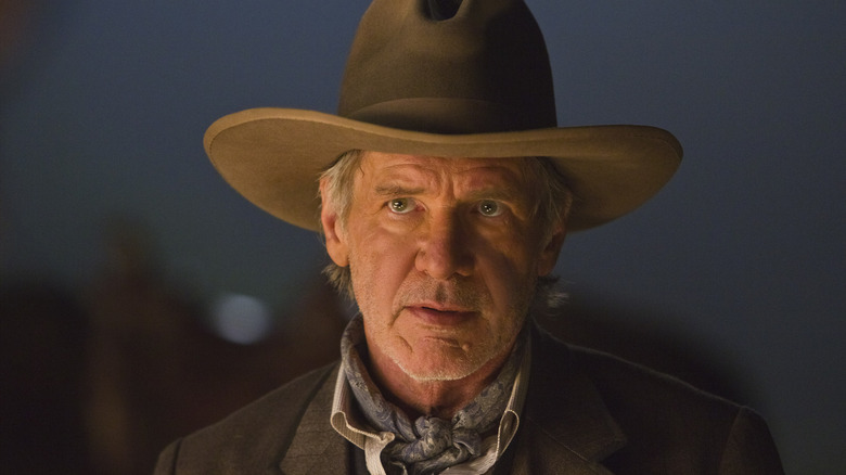 Harrison Ford in cowboy hat