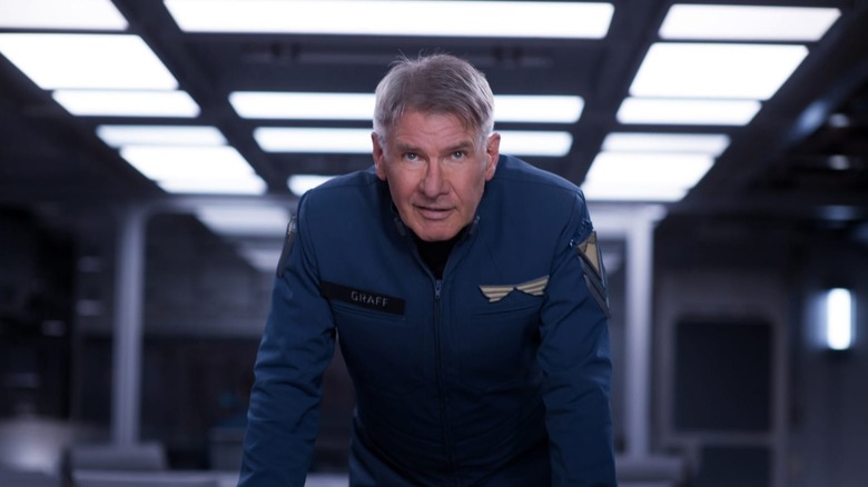 Harrison Ford smirking