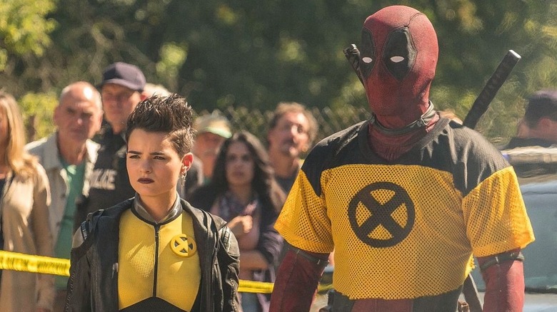 Deadpool and Negasonic Teenage Warhead X-Men shirts