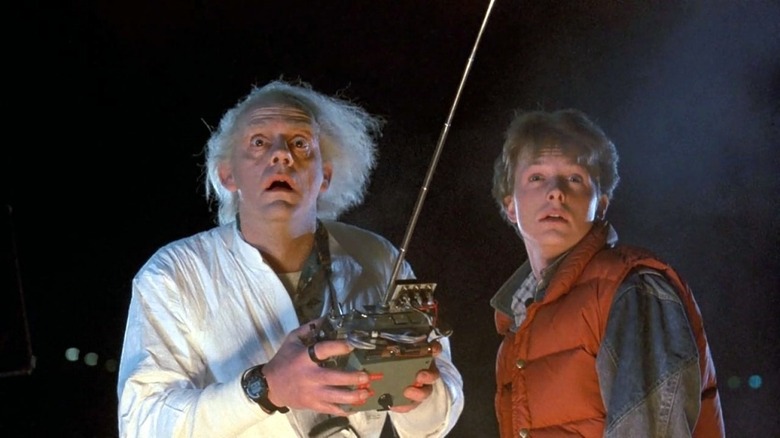 Doc and Marty McFly Back to the future