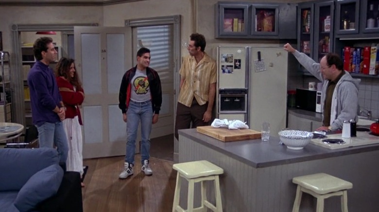 Seinfeld cast in apartment