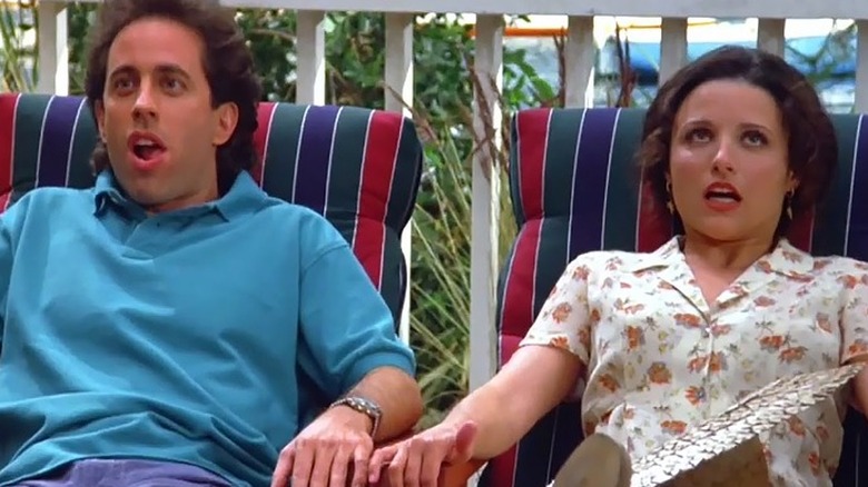 Jerry Seinfeld and Julia Louis-Dreyfuss