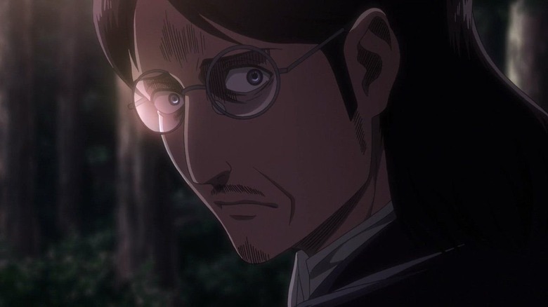 Attack on Titan Grisha glances at his son