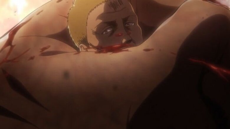 Attack on Titan Hannes is crushed