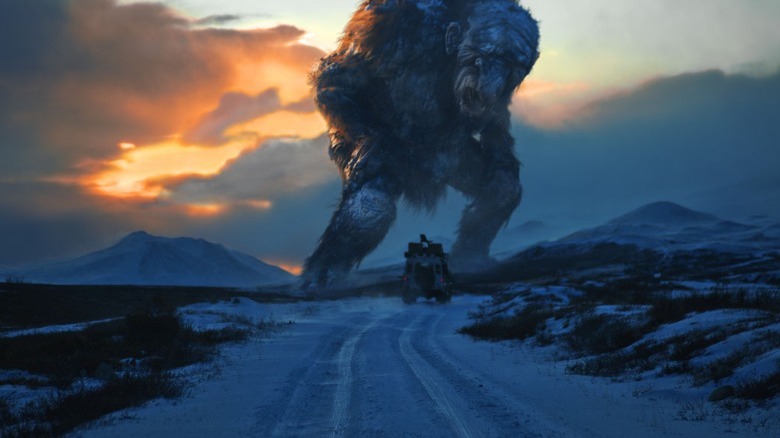 Troll chases car in Trollhunter