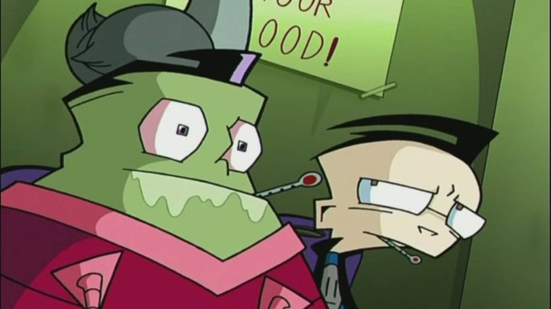 Zim and Dib in the nurse's office on Invader Zim