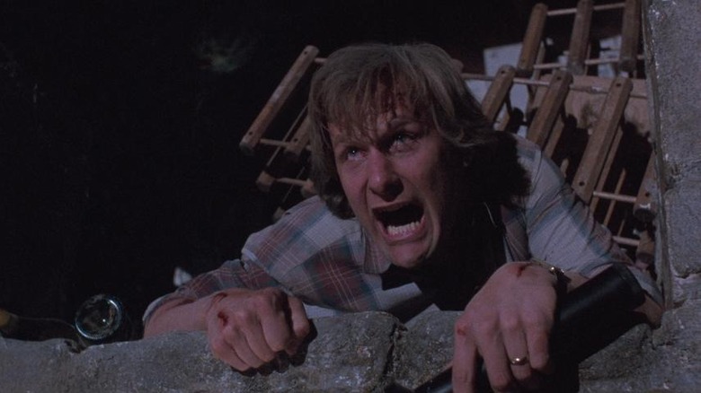 arachnophobia's jeff daniels screaming in basement