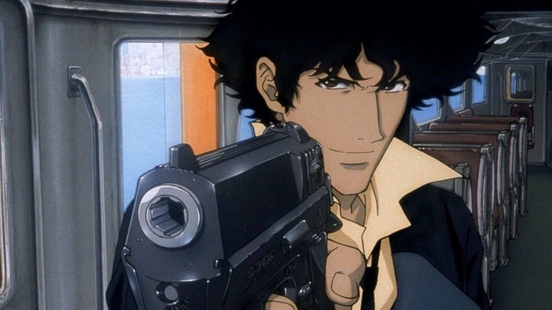 Spike Siegel points gun Cowboy Bebop