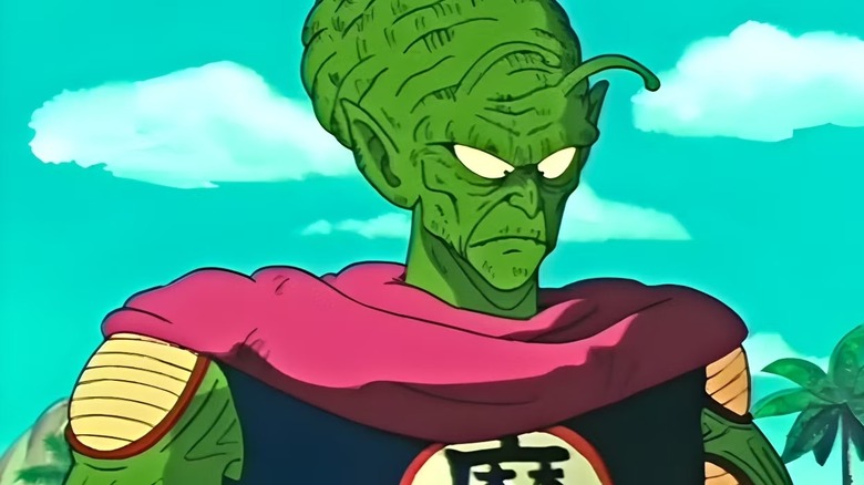 King Piccolo grimaces outside in Dragon Ball