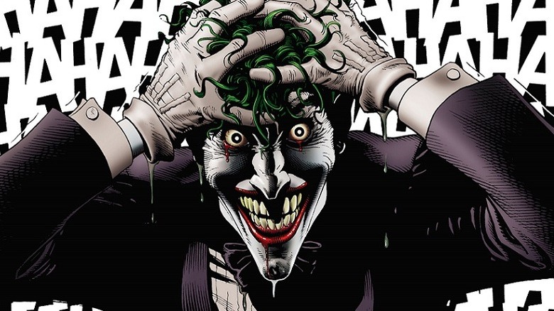 Joker, hysterical.