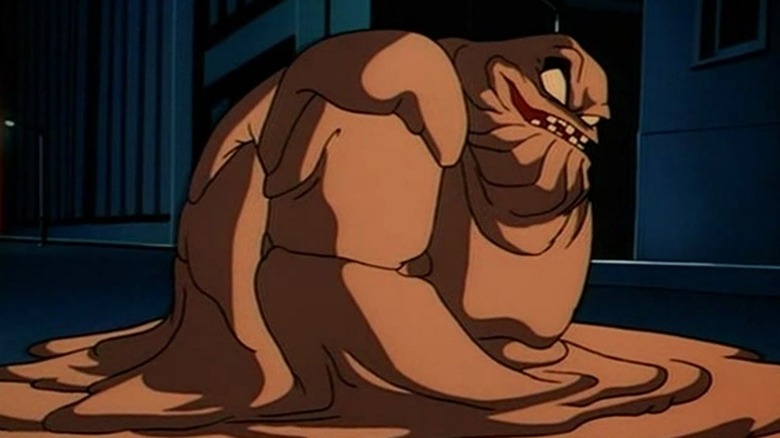 Clayface smirking pooling