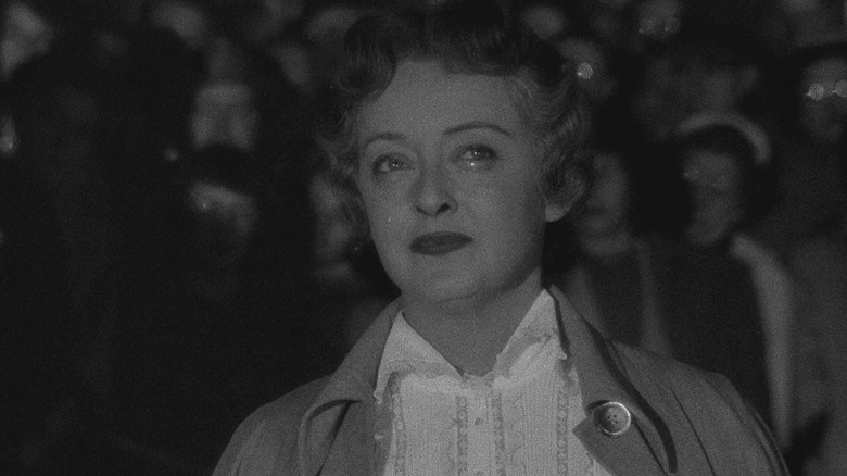 Bette Davis crying smiling