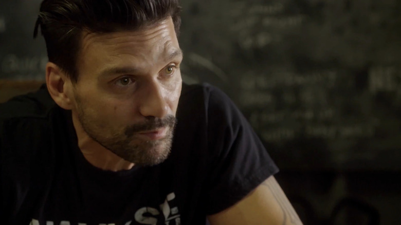 Frank Grillo as Alvey Kulina staring intently in Kingdom