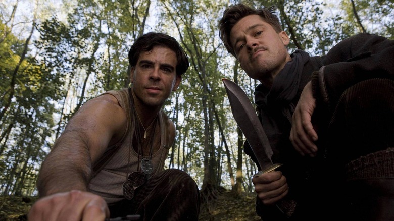 Eli Roth and Brad Pitt