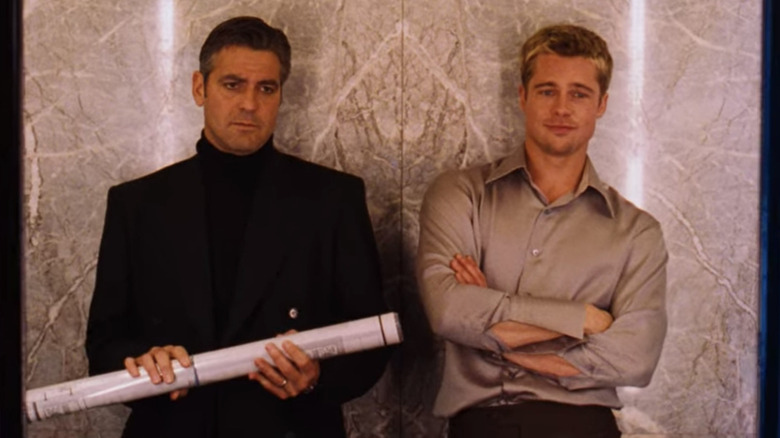 George Clooney and Brad Pitt