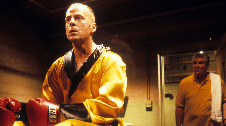 Bruce Willis in boxing clothes