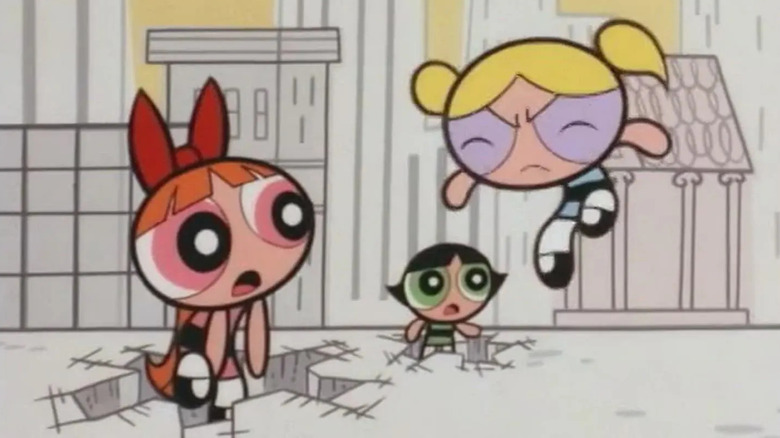 The Powerpuff Girls arguing