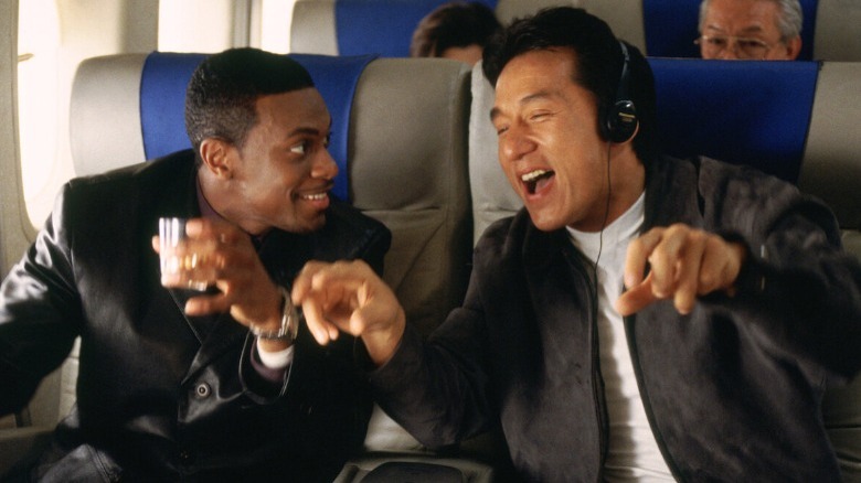 Chris Rock and Jackie Chan airplane