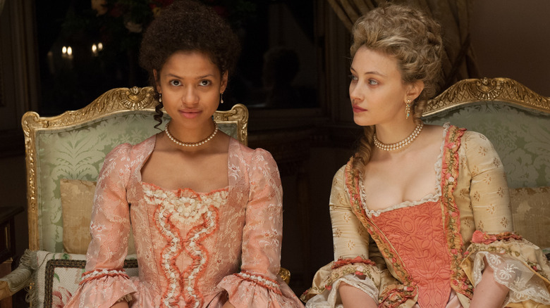 Gugu Mbatha-Raw and Sarah Gadon "Belle"