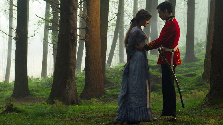 Carey Mulligan and Tom Sturridge in "Far from the Madding Crowd" (2015)