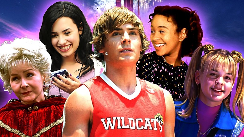 Demi Lovato in Camp Rock, Zac Efron in High School Musical, Debbie Reynolds in Halloweentown, and Kirsten Storms as Zenon Girl of the 21st Century, and Shadia Simmons in The Color of Friendship.