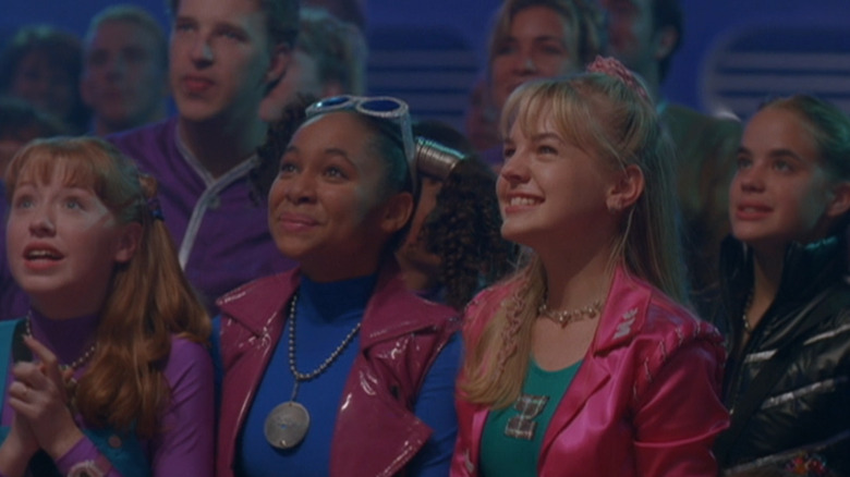 Zenon (Kirsten Storms) and friends at Protozoa concert in Zenon: Girl of the 21st Century