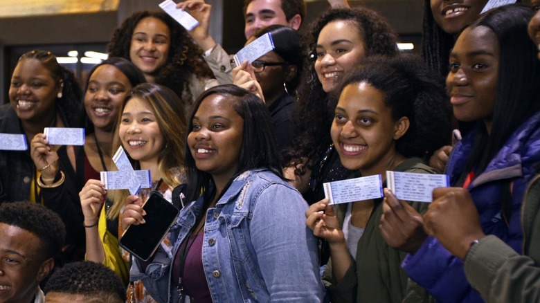 A group of students in Giving Voice