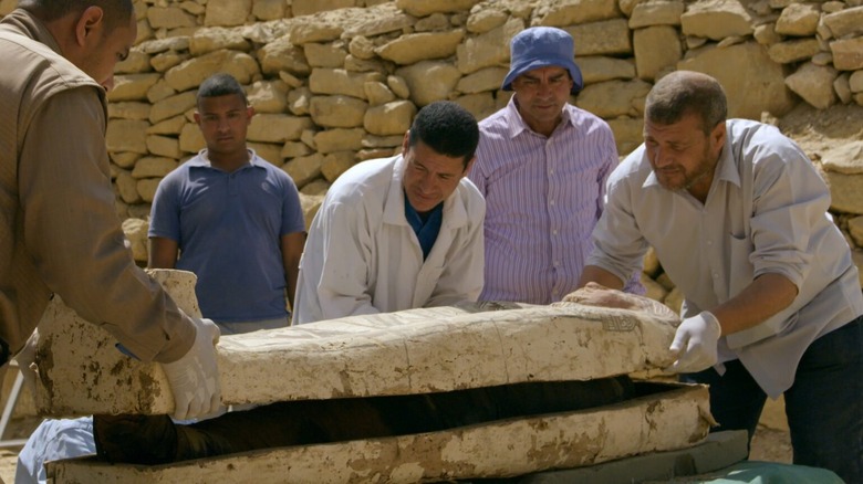 Archeologists excavate the Secrets of the Saqqara Tomb