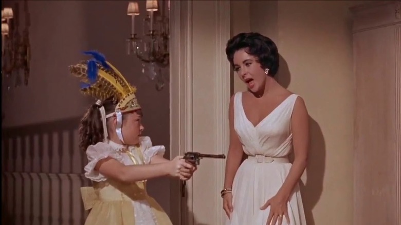 Elizabeth Taylor argues with her niece