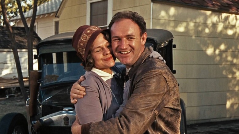 Estelle Parsons hugging Gene Hackman