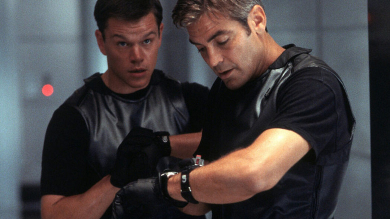 Matt Damon and George Clooney