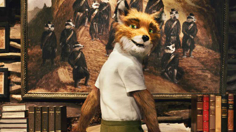 Mr. Fox and painting