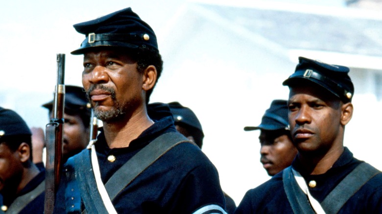 Morgan Freeman and Denzel Washington