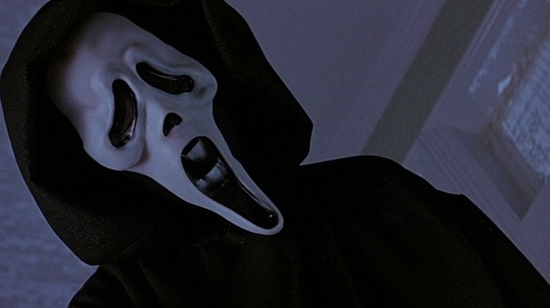 Scream's Ghostface staring