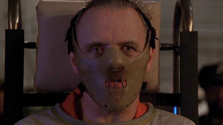 Hannibal Lecter wearing mask