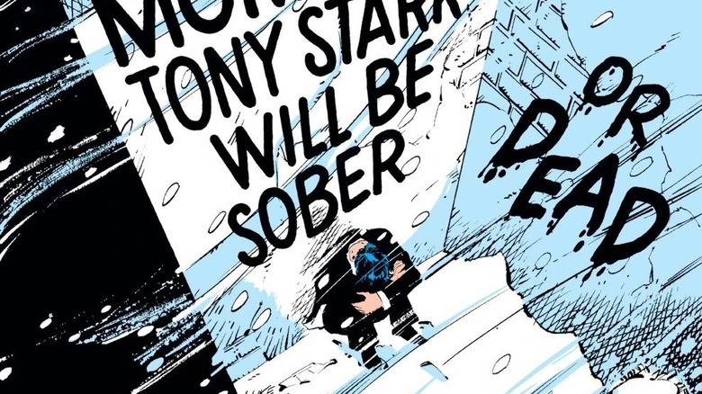 Tony Stark weeping