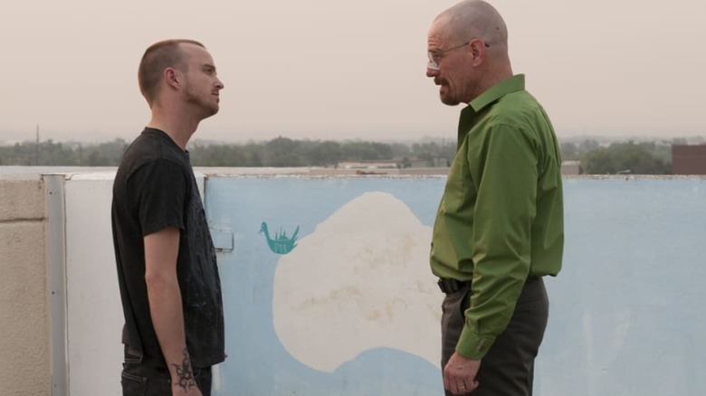 Walter and Jesse in Breaking Bad