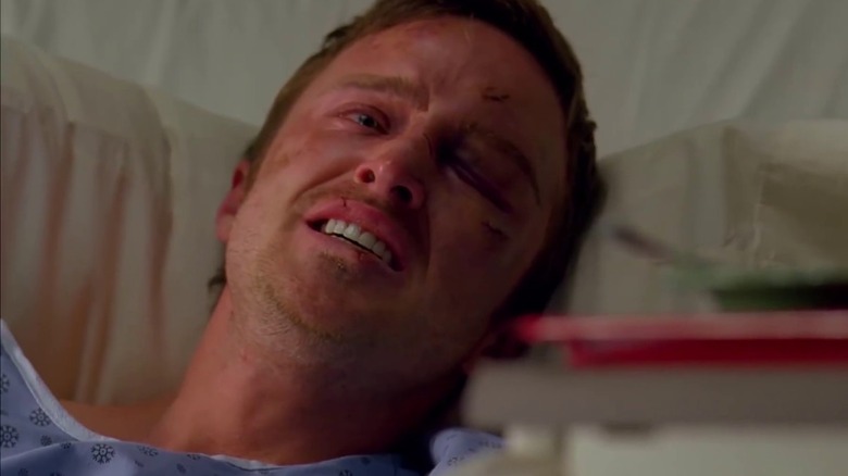 Jesse Pinkman in hospital bed Breaking Bad