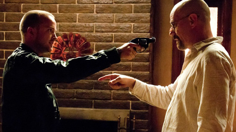 Jesse gun Walter Breaking Bad