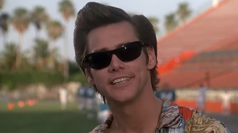 Jim Carrey sunglasses big hair