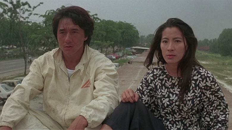 Jackie Chan and Michelle Yeoh in Supercop