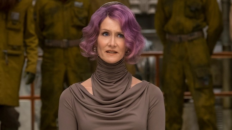 Laura Dern purple hair